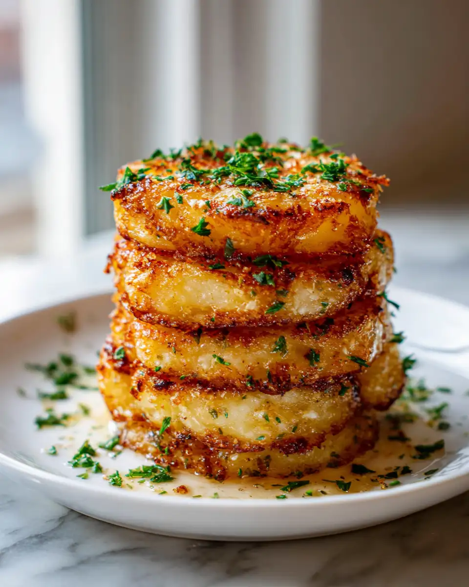 Irresistibly Crispy Parmesan Potato Stacks That Elevate Any Meal 6 Final dish - Irresistibly Crispy Parmesan Potato Stacks That Elevate Any Meal