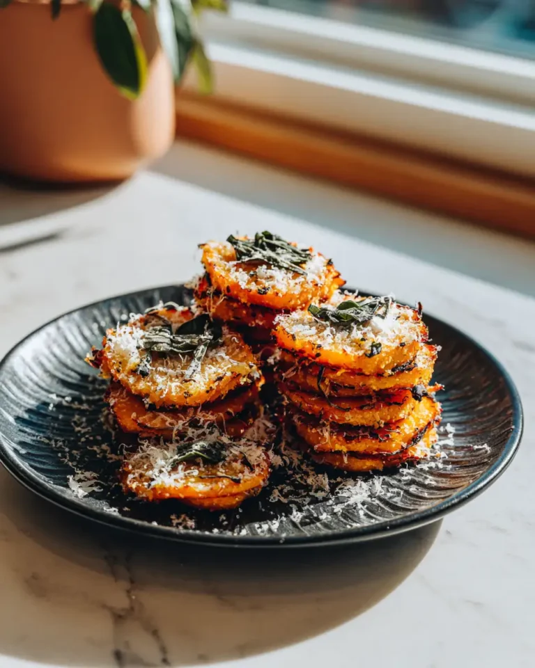 Elevate Your Side Dish Game with Crispy Parmesan Sweet Potato Stacks - Featured Image