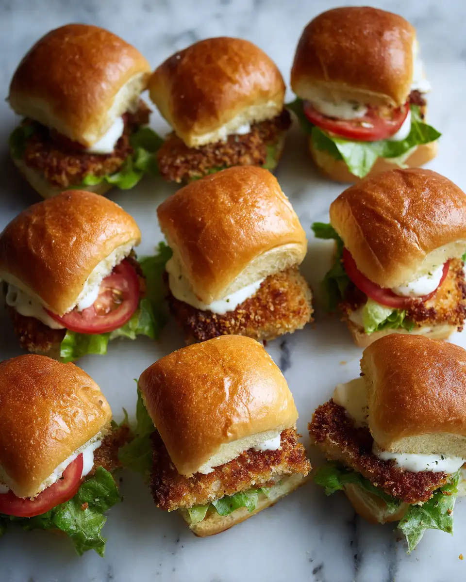 Ingredients for Savor the Crunch: Irresistible Crispy Ranch Chicken Sliders
