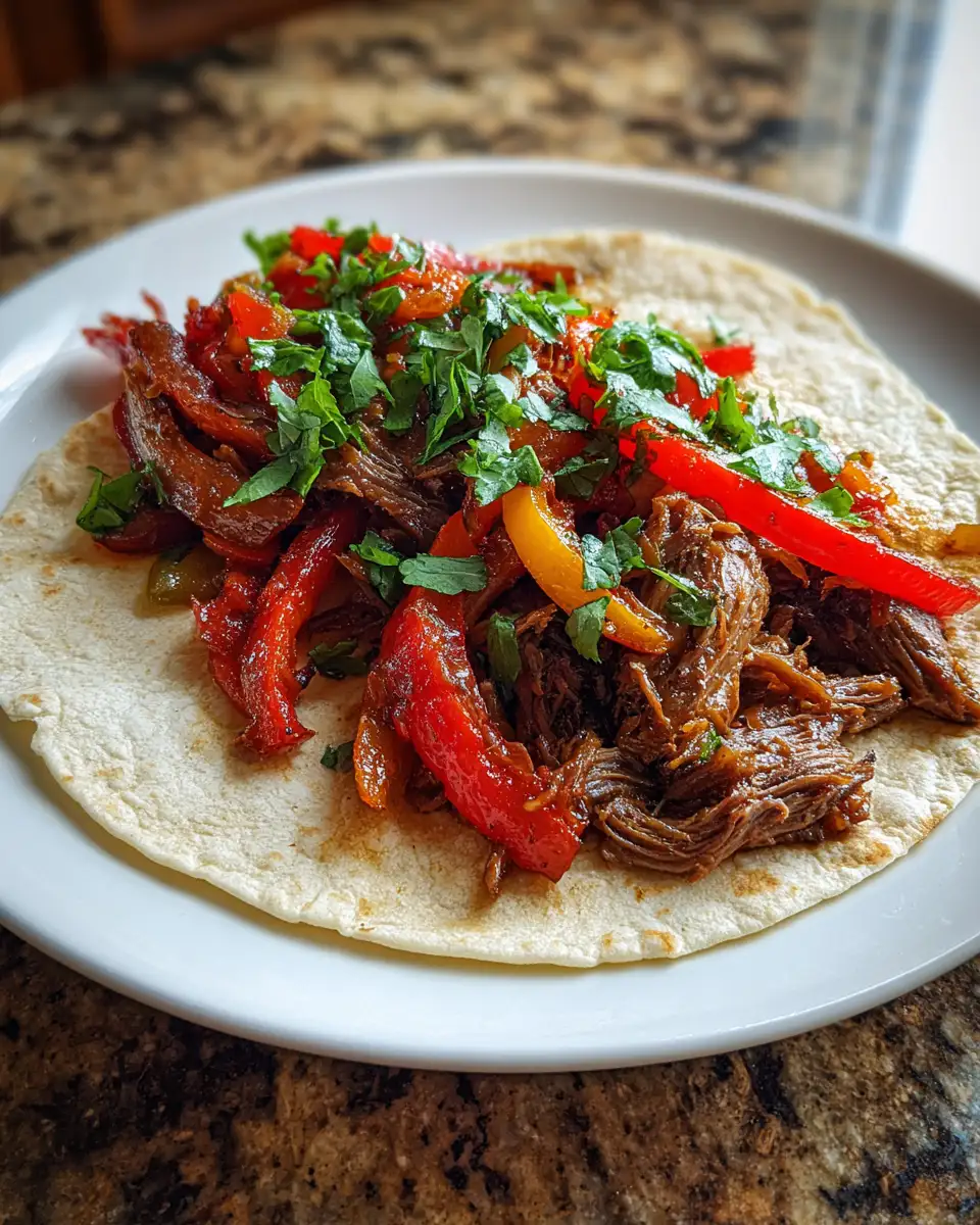 Sizzle and Simmer: Perfect Crockpot Fajitas for Effortless Flavor 6 Final dish - Sizzle and Simmer: Perfect Crockpot Fajitas for Effortless Flavor