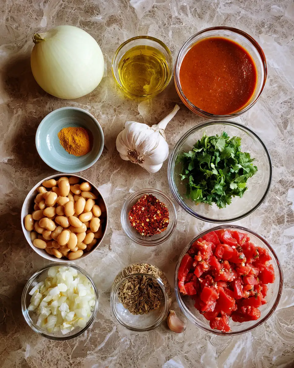 Ingredients for Spice Up Your Meals with Delicious Curried Butter Beans