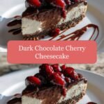Indulge in Decadence: Dark Chocolate Cherry Cheesecake Delight