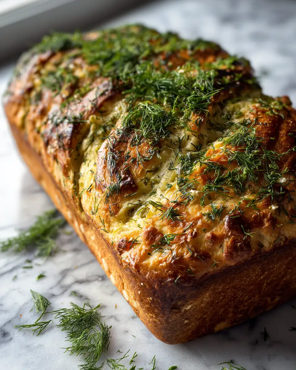 Final dish - Discover the Zesty Delight of Dill Pickle Bread