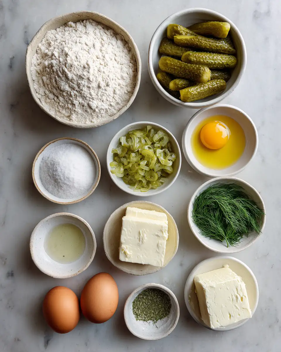 Ingredients for Discover the Zesty Delight of Dill Pickle Bread