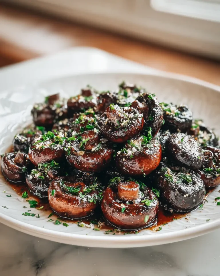Sizzle and Simmer: Easy Balsamic Garlic Mushrooms Delight - Featured Image
