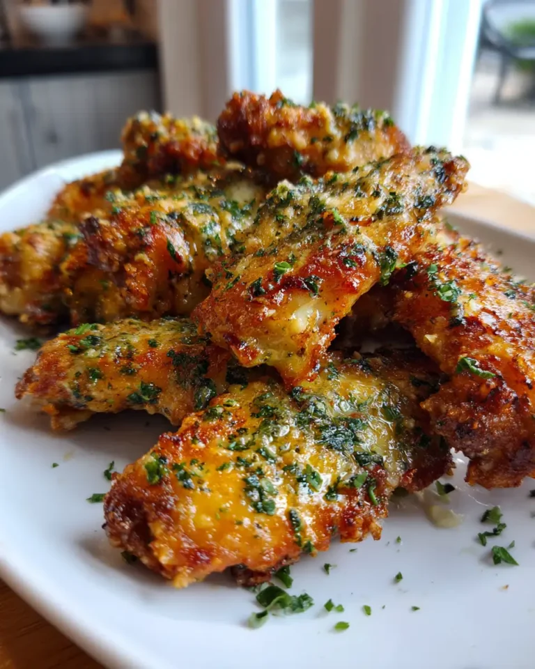 Irresistibly Crispy Garlic Butter Parmesan Wings That Will Make Your Taste Buds Sing - Featured Image