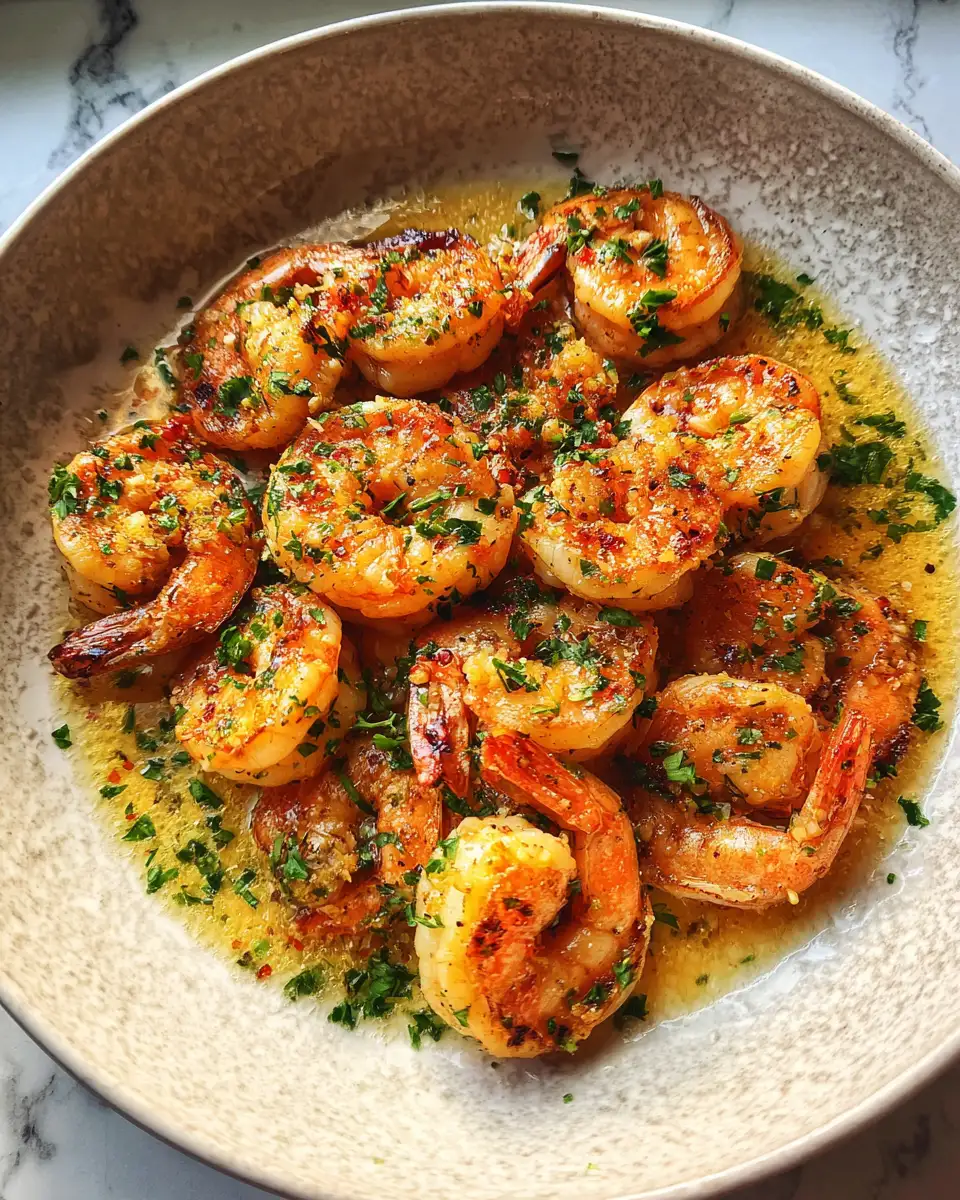 Final dish - Sizzle and Saute: Irresistible Garlic Butter Shrimp Skillet Delight