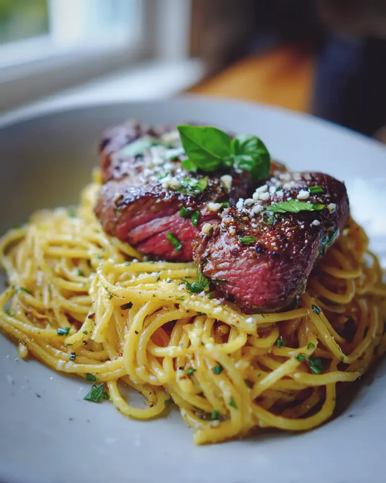 Sizzle and Savory: Garlic Butter Steak Lightning Noodles Recipe Burst - Featured Image