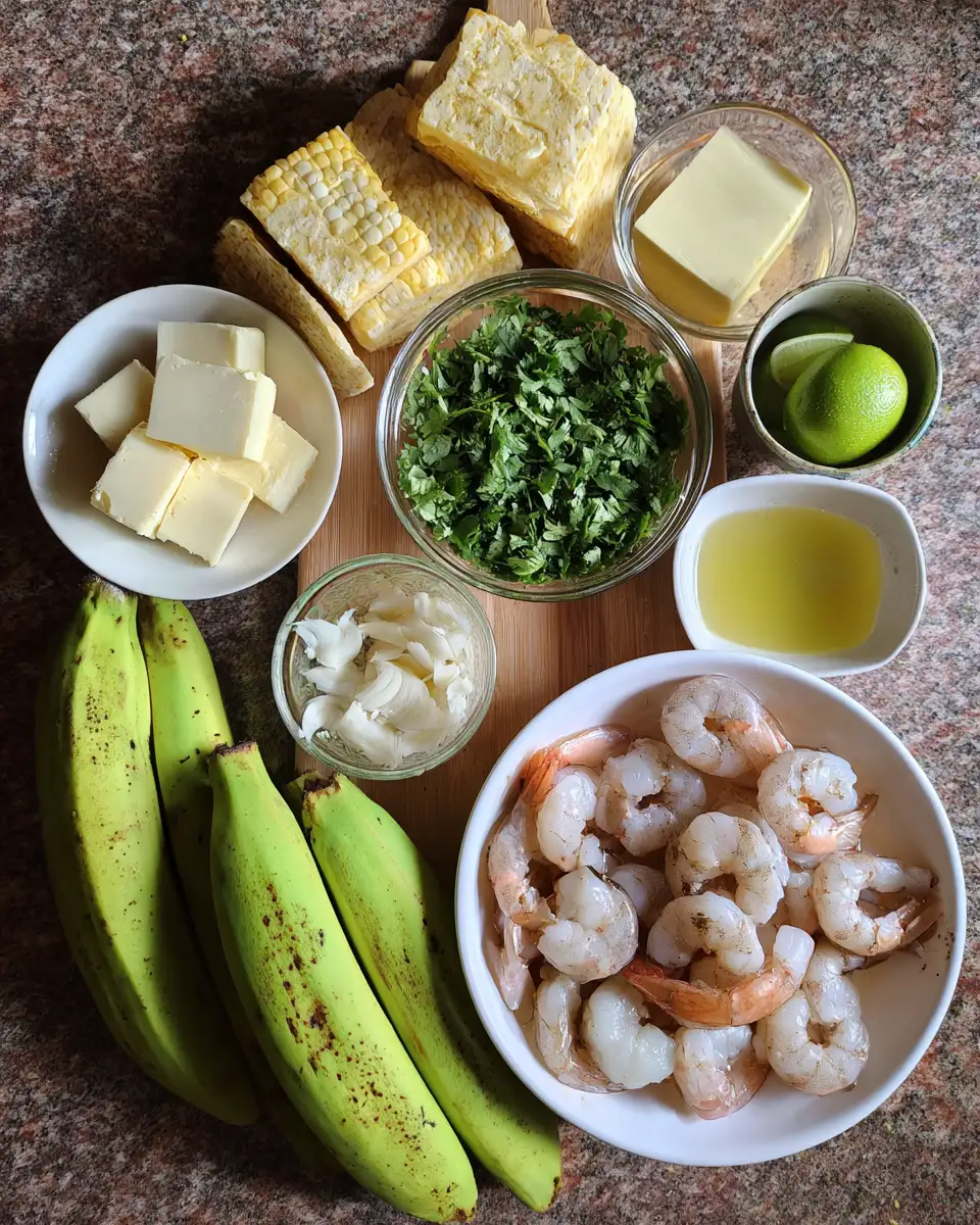 Ingredients for Savor the Flavor: Irresistible Garlic Shrimp Mofongo Magic