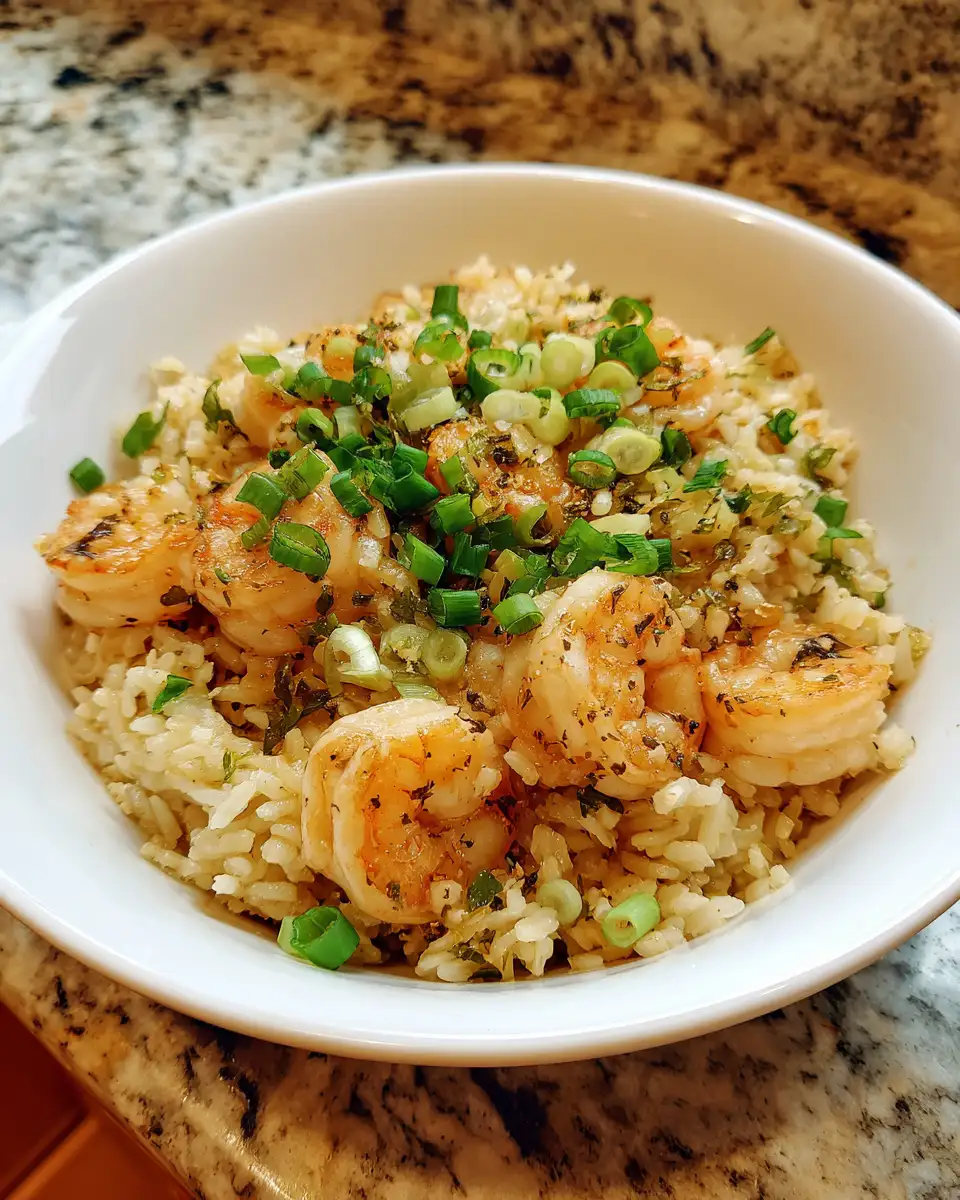 Final dish - Savor the Flavor: Irresistible Garlic Shrimp Rice Bowl Delight