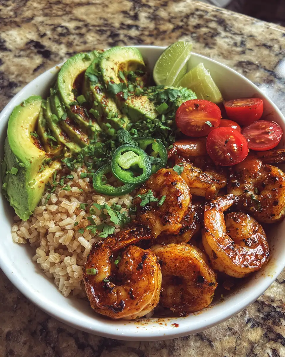 Ingredients for Savor the Flavor: Grilled Shrimp Bowl with Creamy Avocado Delight