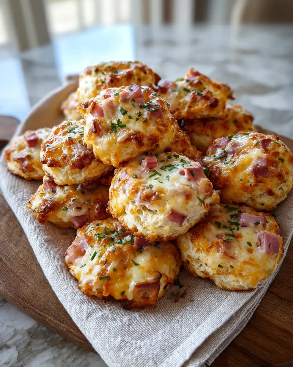 Final dish - Irresistible Ham and Cheese Butter Biscuits for Breakfast Bliss