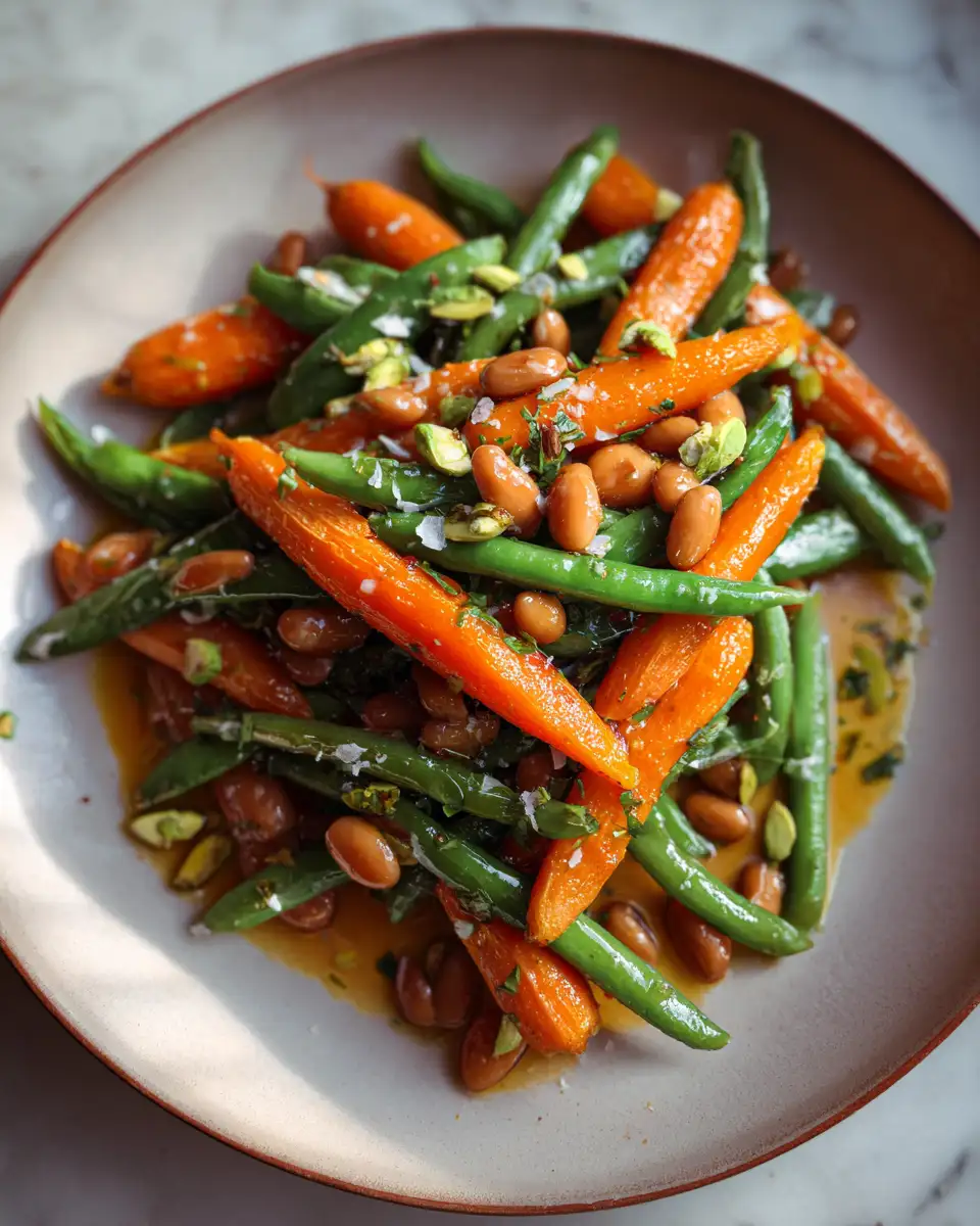 Sweet and Savory Sensation: Honey Glazed Carrots and Beans Delight 6 Final dish - Sweet and Savory Sensation: Honey Glazed Carrots and Beans Delight