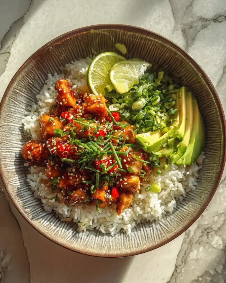 Zesty Delight: Honey Lime Chicken & Avocado Rice Fusion - Featured Image