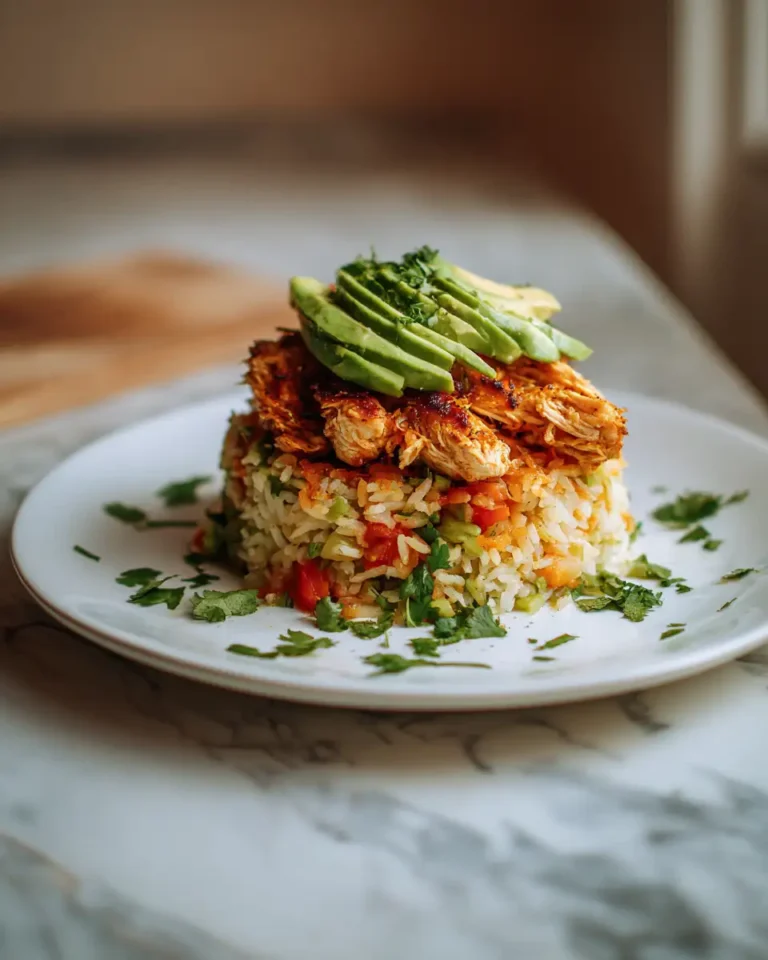 Zesty Honey Lime Chicken & Avocado Rice Stack: A Flavorful Feast - Featured Image