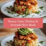 Zesty Honey Lime Chicken & Avocado Rice Stack: A Flavorful Feast