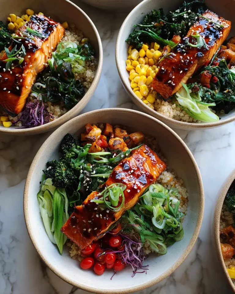 Sweet Harmony: Honey Soy Glazed Salmon Bowls for a Flavorful Feast - Featured Image