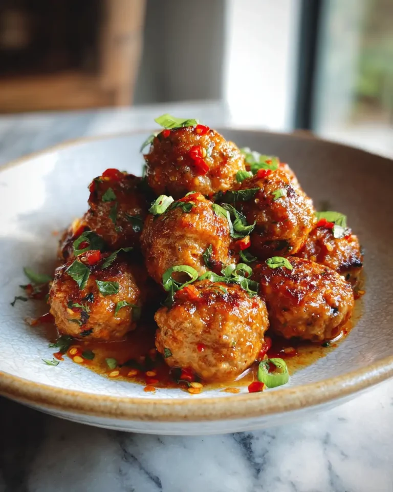 Spice Up Your Dinner with Honey Sriracha Turkey Meatballs - Featured Image