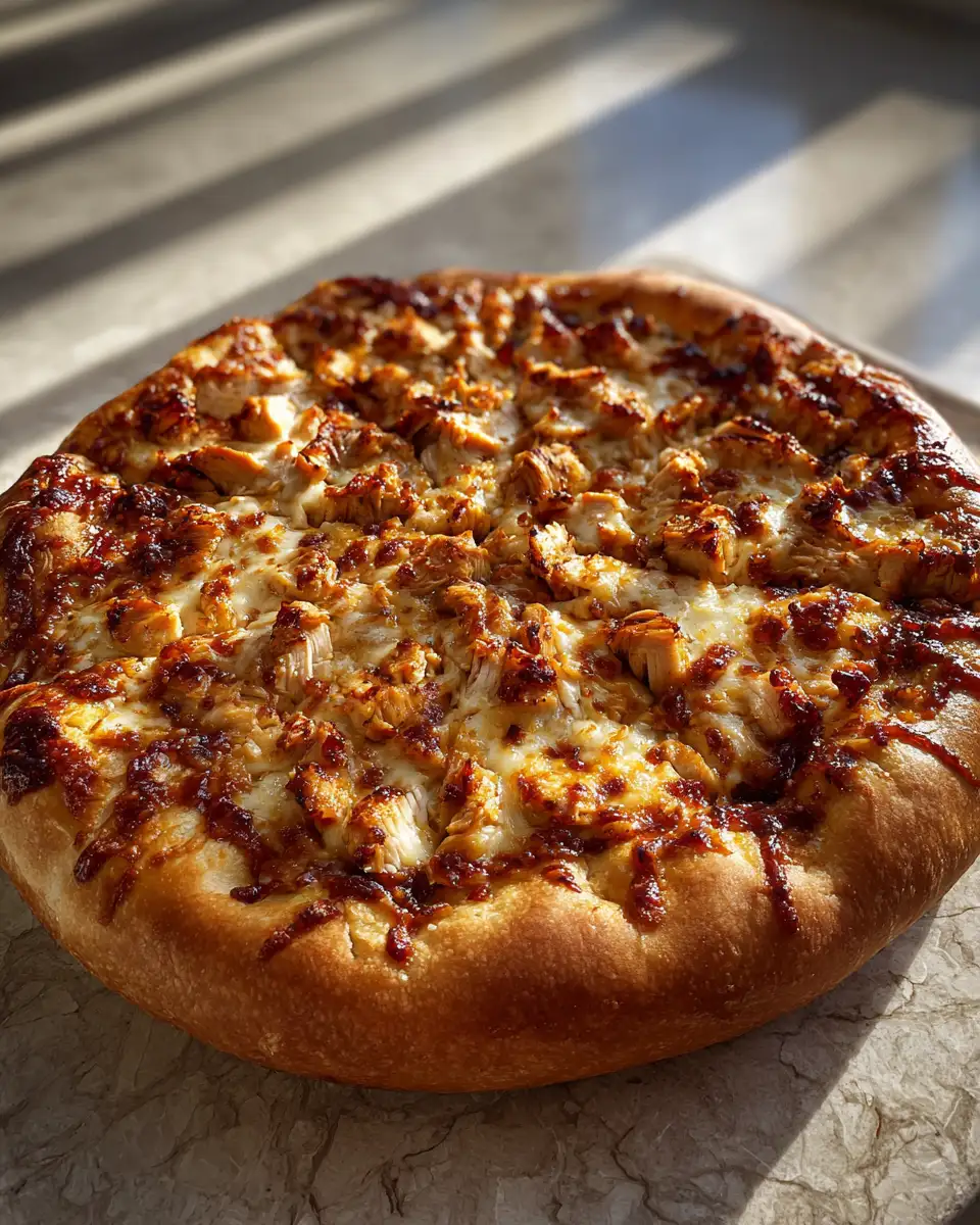Final dish - Hot Honey BBQ Chicken Pizza: A Spicy Twist on a Classic Favorite