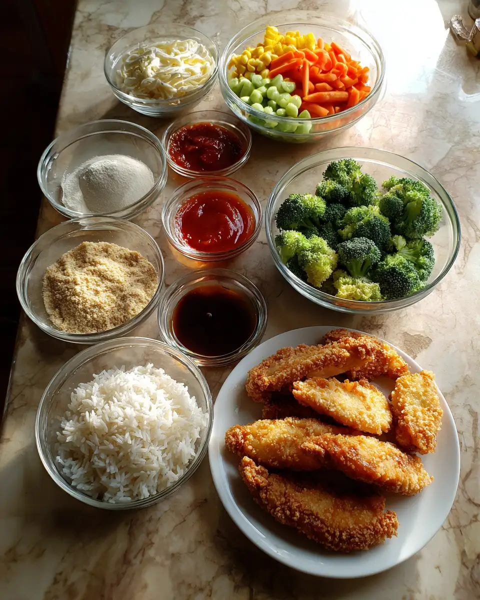 Sizzle and Spice: Dive into the Hot Honey Crispy Chicken Bowl Sensation 4 Ingredients for Sizzle and Spice: Dive into the Hot Honey Crispy Chicken Bowl Sensation