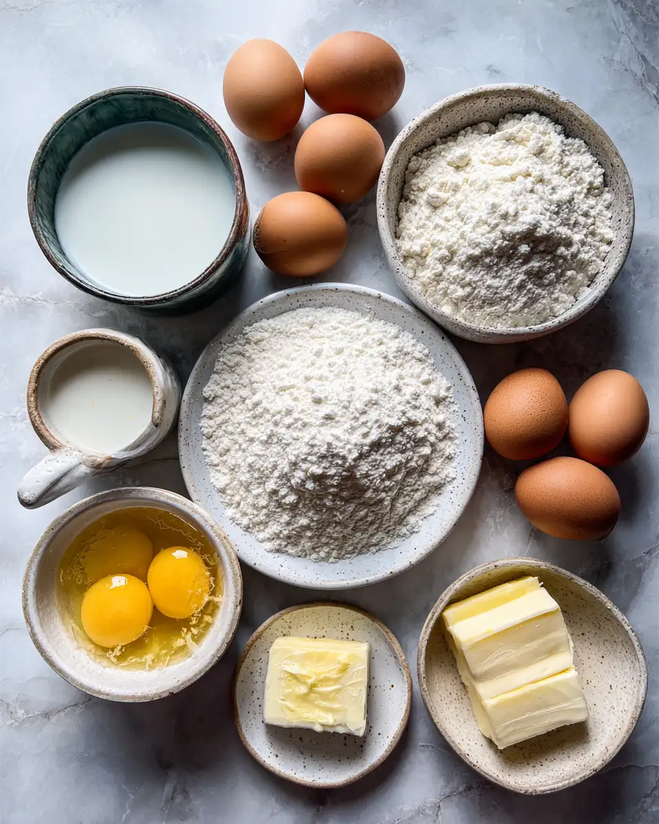 Ingredients for Golden Delight: Irresistible Honey Butter Skillet Cornbread