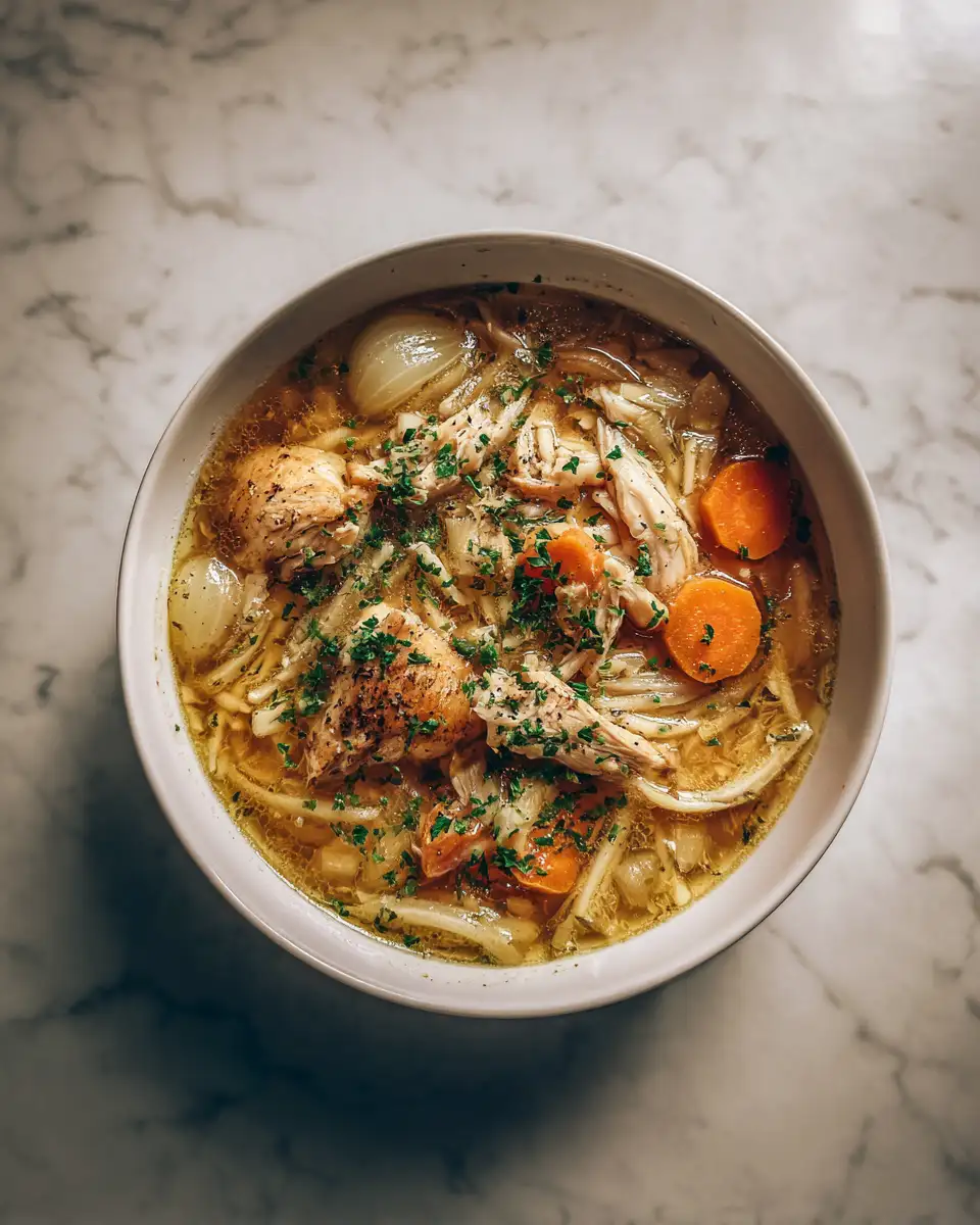 Hearty and Heartwarming: Discover the Magic of Italian Chicken Soup 6 Final dish - Hearty and Heartwarming: Discover the Magic of Italian Chicken Soup