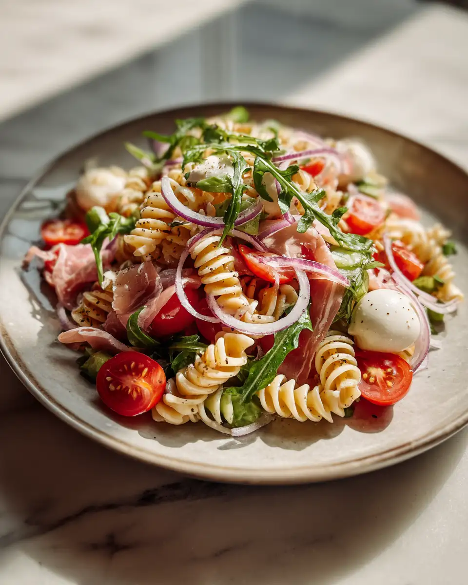 Final dish - Bursting Flavors: Discover the Ultimate Italian Pasta Salad Recipe