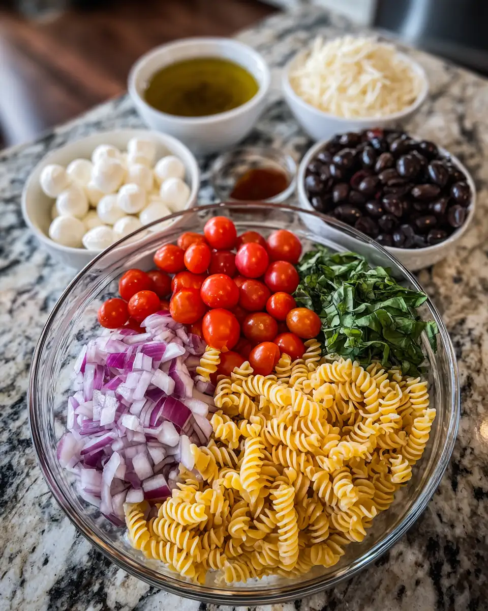 Ingredients for Bursting Flavors: Discover the Ultimate Italian Pasta Salad Recipe