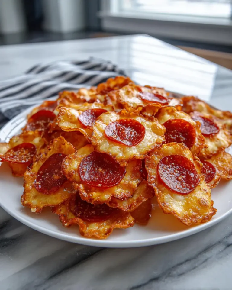 Crunch into Keto Delight with Pepperoni Cheese Crisps - Featured Image