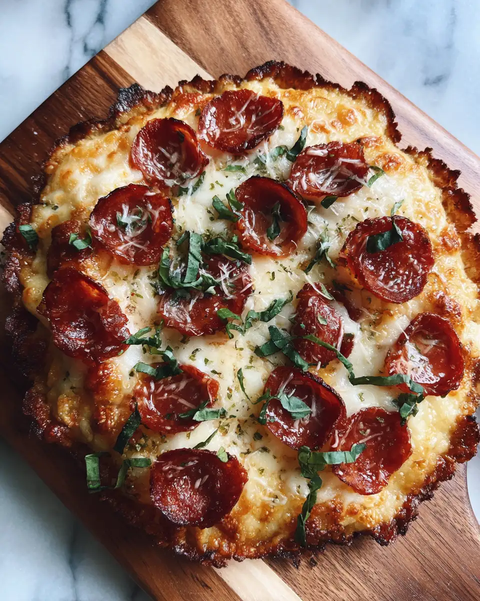 Final dish - Crunch into Keto Delight with Pepperoni Cheese Crisps