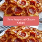 Crunch into Keto Delight with Pepperoni Cheese Crisps