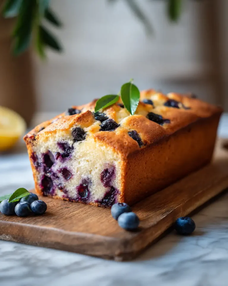 Zesty Lemon Blueberry Yogurt Loaf: A Perfect Blend of Tang and Sweet Delight - Featured Image