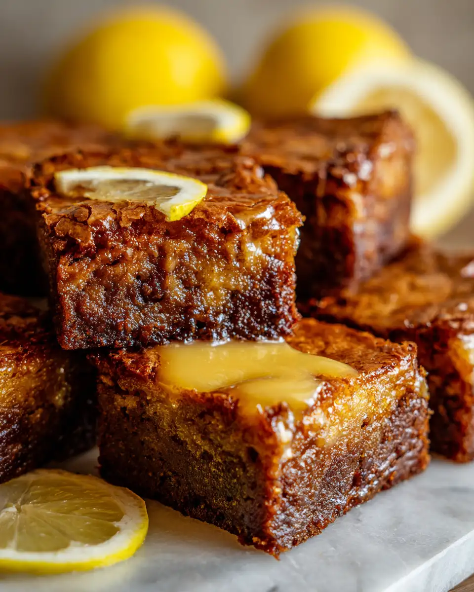 Final dish - Zesty and Sweet: Discover the Irresistible Charm of Lemon Brownies
