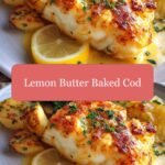 Zesty Delight: Indulge in Lemon Butter Baked Cod Perfection