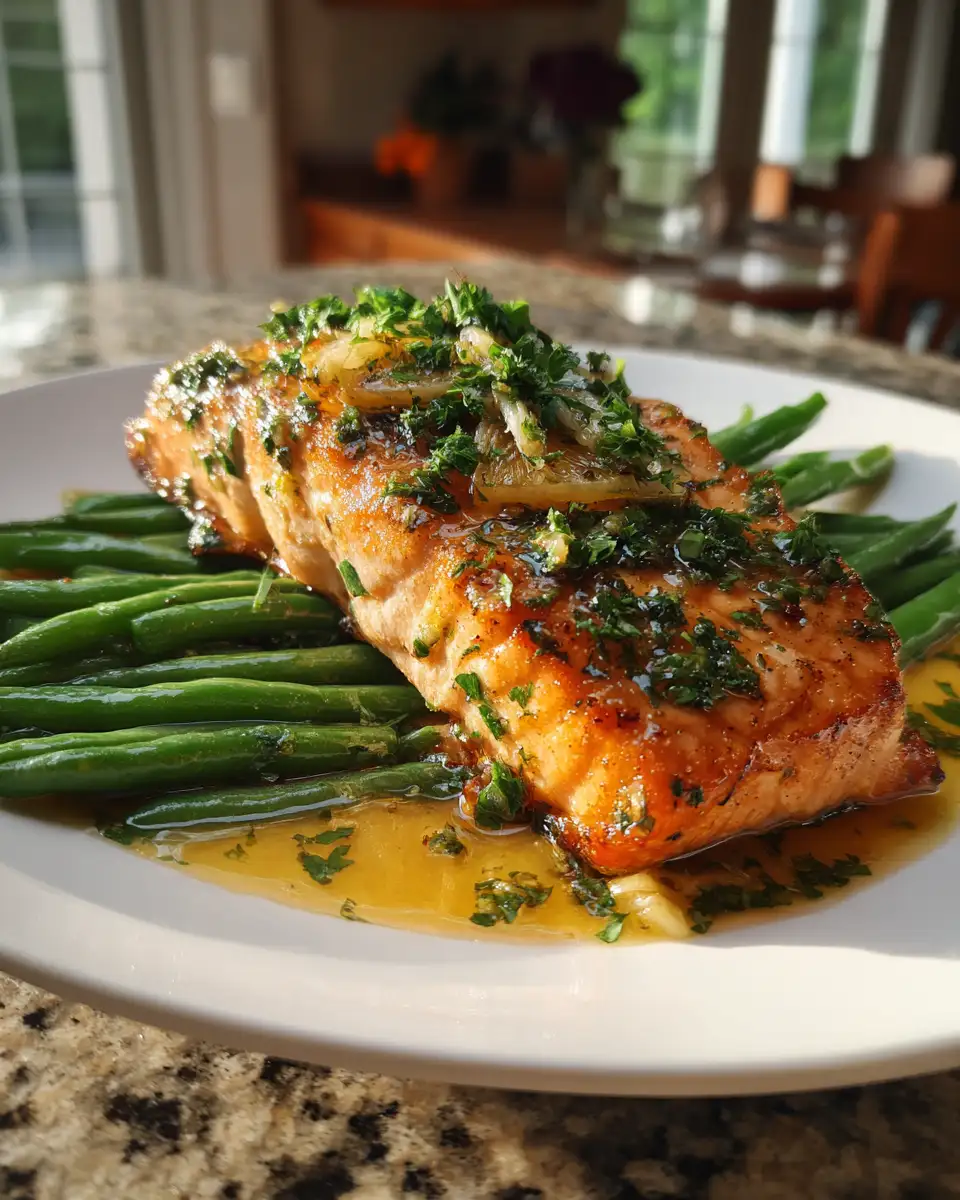 Zesty Lemon Herb Butter Salmon: A Flavorful Catch for Your Table 6 Final dish - Zesty Lemon Herb Butter Salmon: A Flavorful Catch for Your Table