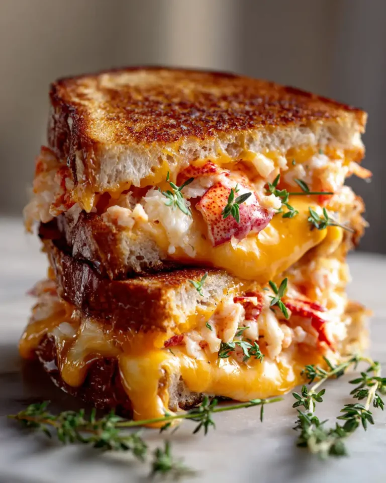 Decadent Lobster Grilled Cheese Sandwich: A Gourmet Twist on Comfort Food - Featured Image