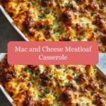 Ultimate Comfort Fusion: Mac and Cheese Meatloaf Casserole Delight