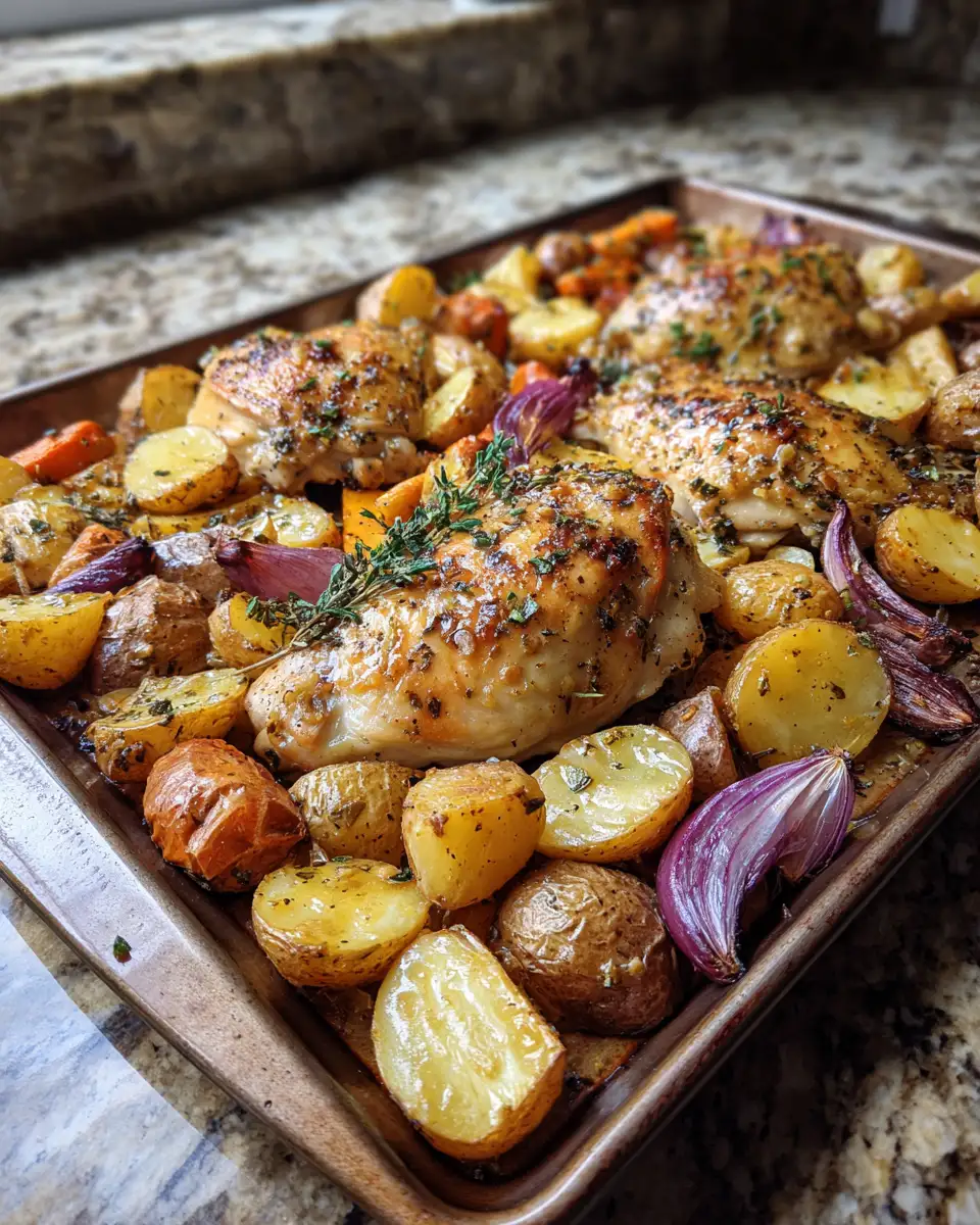 Final dish - Savor the Flavor: Maple Dijon Chicken Sheet Pan Delight
