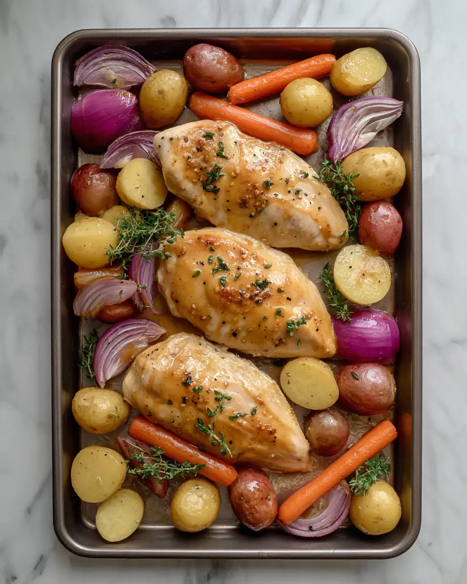 Ingredients for Savor the Flavor: Maple Dijon Chicken Sheet Pan Delight