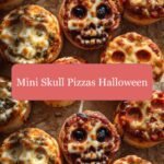 Spooky and Delicious Mini Skull Pizzas for a Halloween Feast