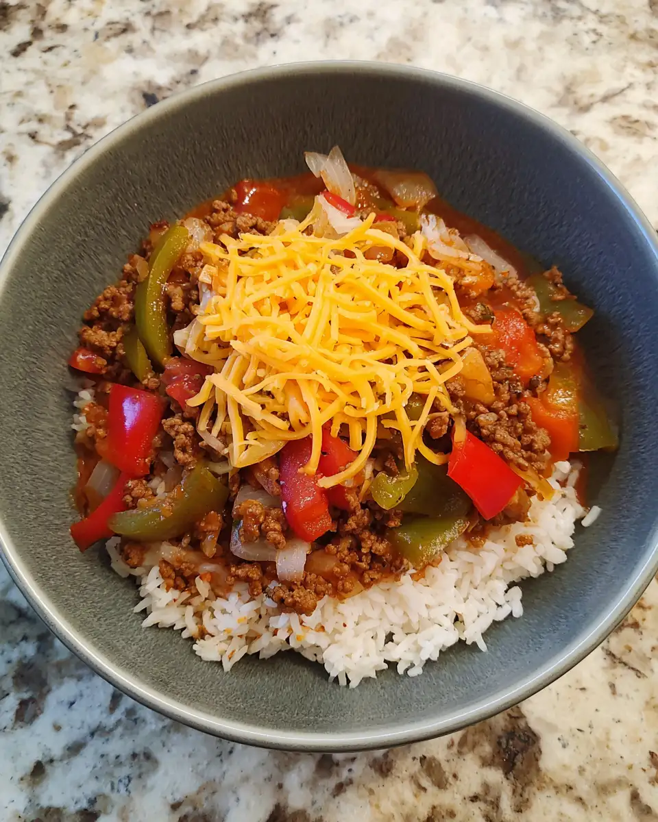 Ingredients for Savor the Simplicity: One Pan Beef and Rice Magic