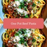 One Pot Beef Pasta: A Savory Symphony in a Single Dish