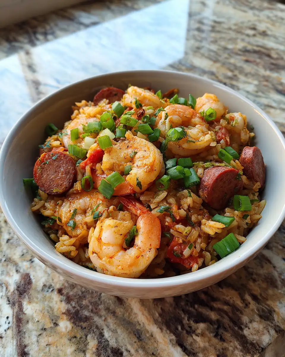 Final dish - Savor the Flavor: One Pot Shrimp and Sausage Jambalaya Adventure