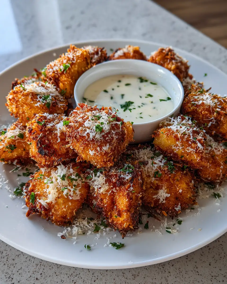 Crispy Parmesan Garlic Chicken Bites That Will Steal the Show - Featured Image