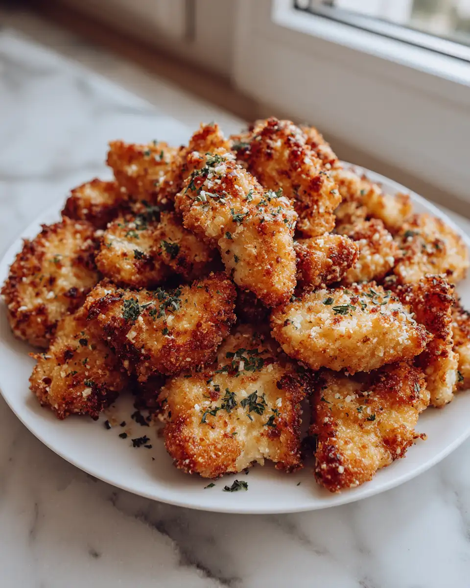 Crispy Parmesan Garlic Chicken Bites That Will Steal the Show 6 Final dish - Crispy Parmesan Garlic Chicken Bites That Will Steal the Show