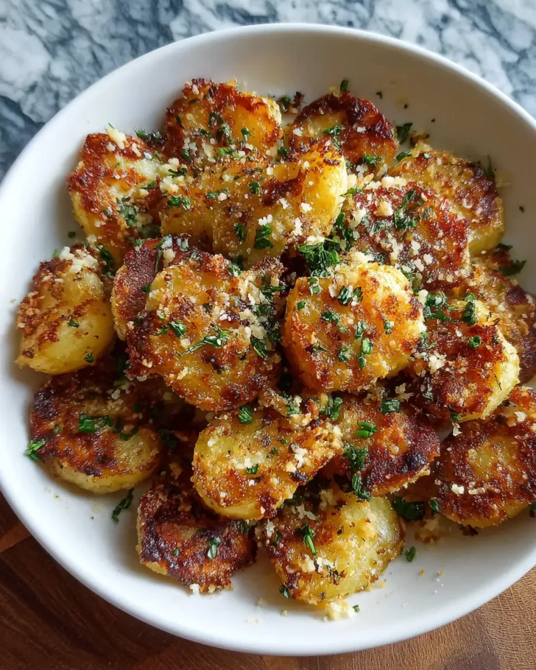 Crispy Parmesan Garlic Smashed Potatoes That Will Elevate Your Dinner Game - Featured Image