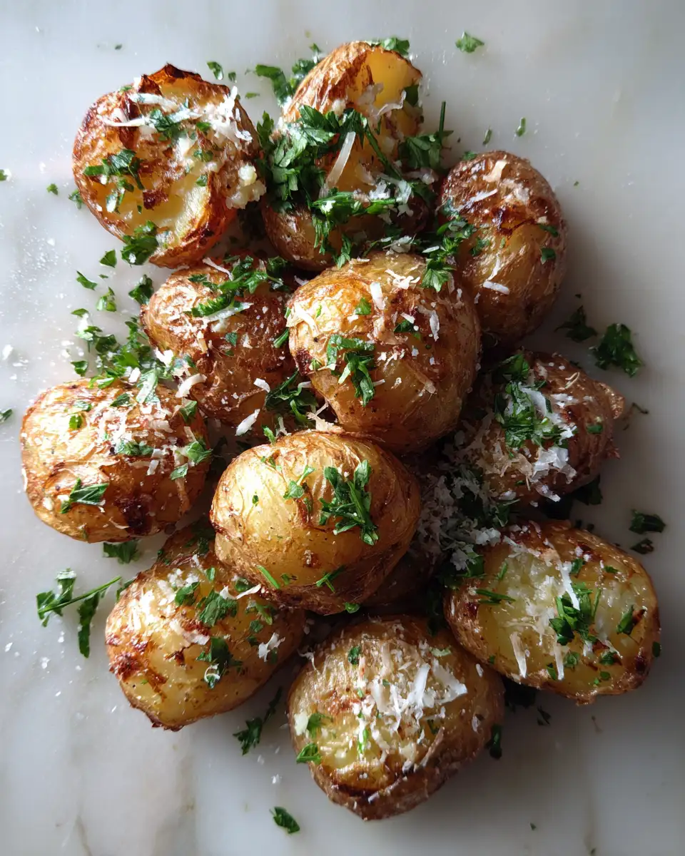 Crispy Parmesan Garlic Smashed Potatoes That Will Elevate Your Dinner Game 4 Ingredients for Crispy Parmesan Garlic Smashed Potatoes That Will Elevate Your Dinner Game