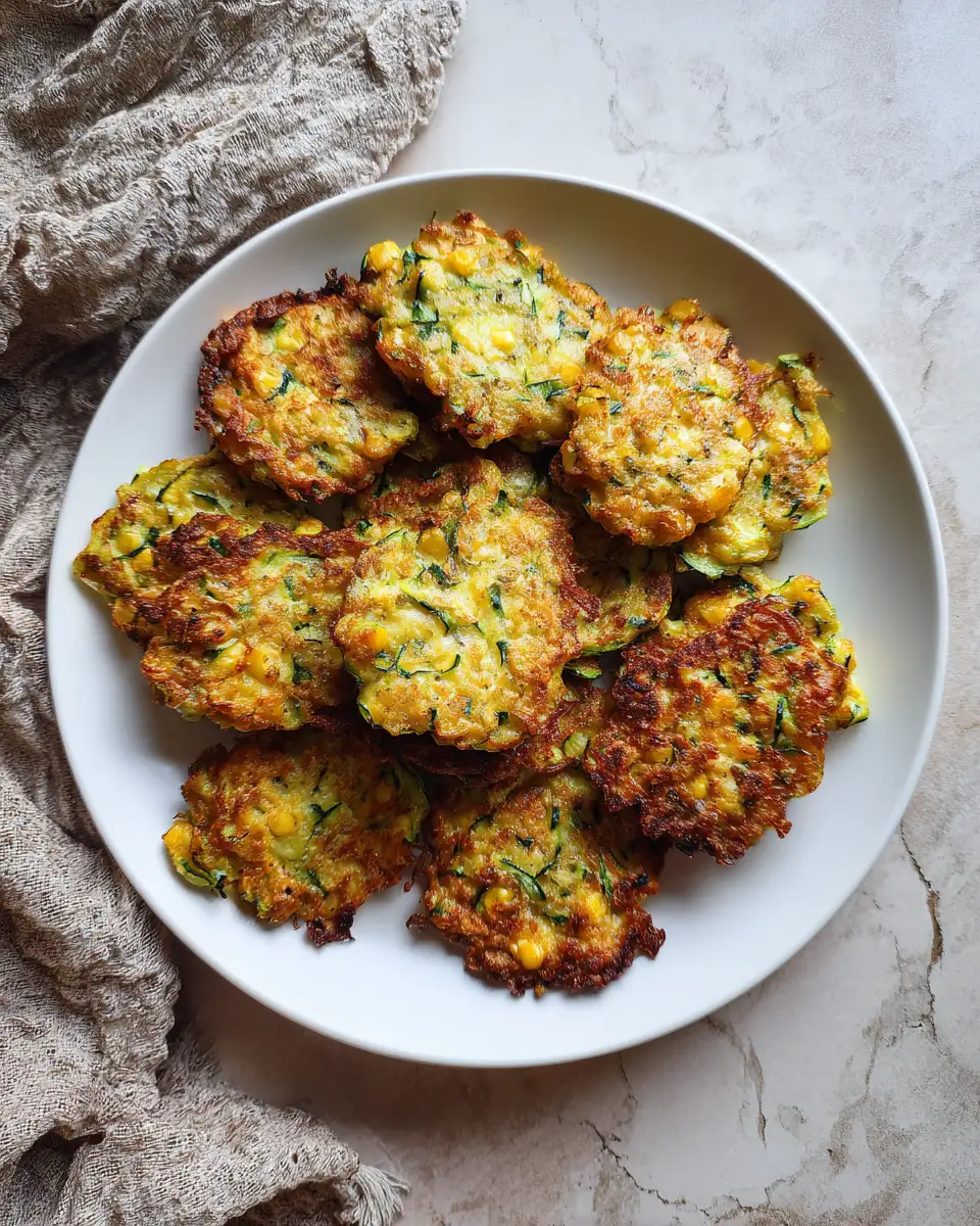 Crispy Parmesan Zucchini Corn Fritters That Will Wow Your Taste Buds - Featured Image
