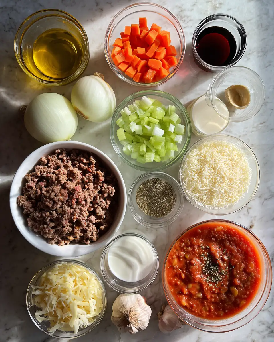 Ingredients for Perfect Pasta Bolognese: A Taste of Italy in Every Bite