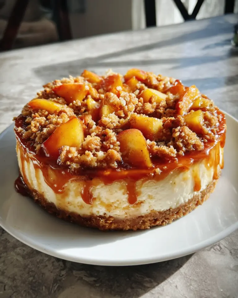 Indulge in Bliss: The Ultimate Peach Cobbler Cheesecake Fusion - Featured Image